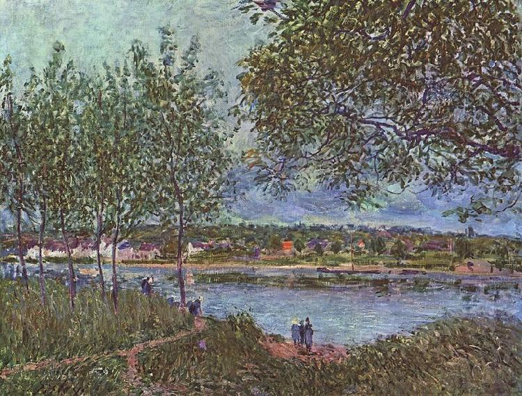 Alfred Sisley Weg der alten Fahre in By